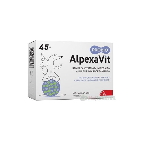 AlpexaVit PROBIO 45+, cps 1x30 ks