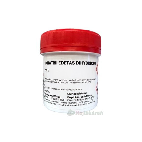 FAGRON Dinatrii edetas dihydricus 25g