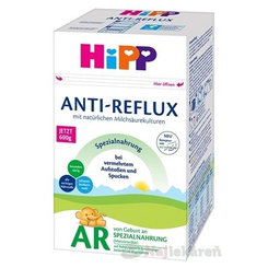 HiPP ANTI-REFLUX AR (od narodenia) špeciálna dojčenská výživa 600g
