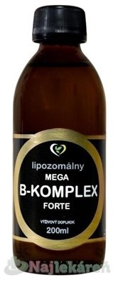 E-shop Zdravý svet Lipozomálny MEGA B-KOMPLEX forte 200 ml