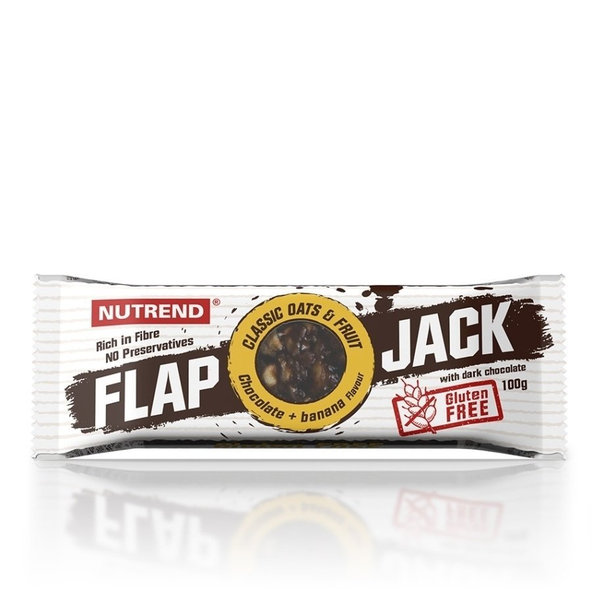 Tyčinka FlapJack - Nutrend, jablko vlašský orech, 100g