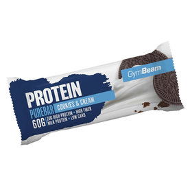 Proteínová tyčinka PureBar - GymBeam, cookies a krém, 60g