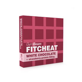 Fitcheat Proteínová Čokoláda - GymBeam, horká čokoláda vanilka, 90g