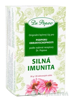 Dr. Popov Bylinný čaj Silná imunita 20 vrecúšok