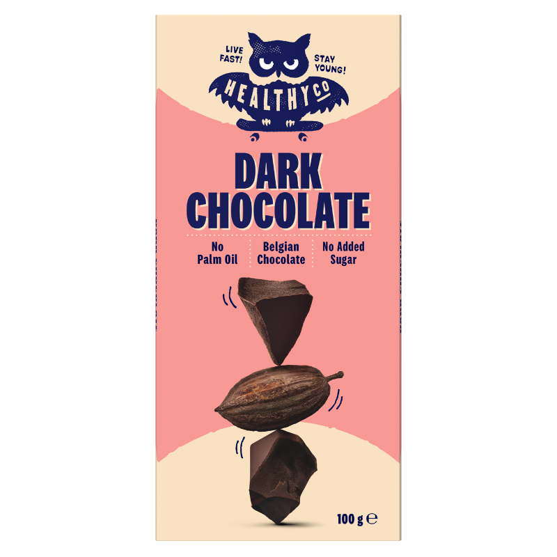 E-shop Chocolate - HealthyCo, mliečna čokoláda, 100g
