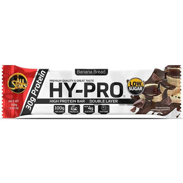 Proteínová tyčinka Hy-Pro Deluxe - All Stars, chrumkavá dvojitá čokoláda, 100g
