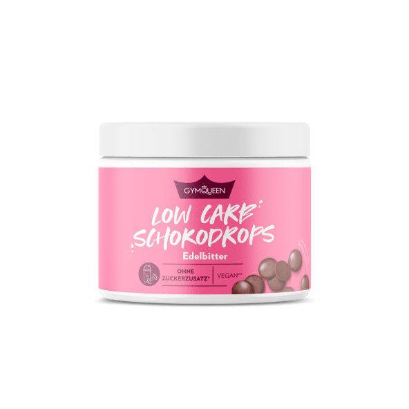 Low Carb Chocolate Drops - GYMQUEEN, 200g