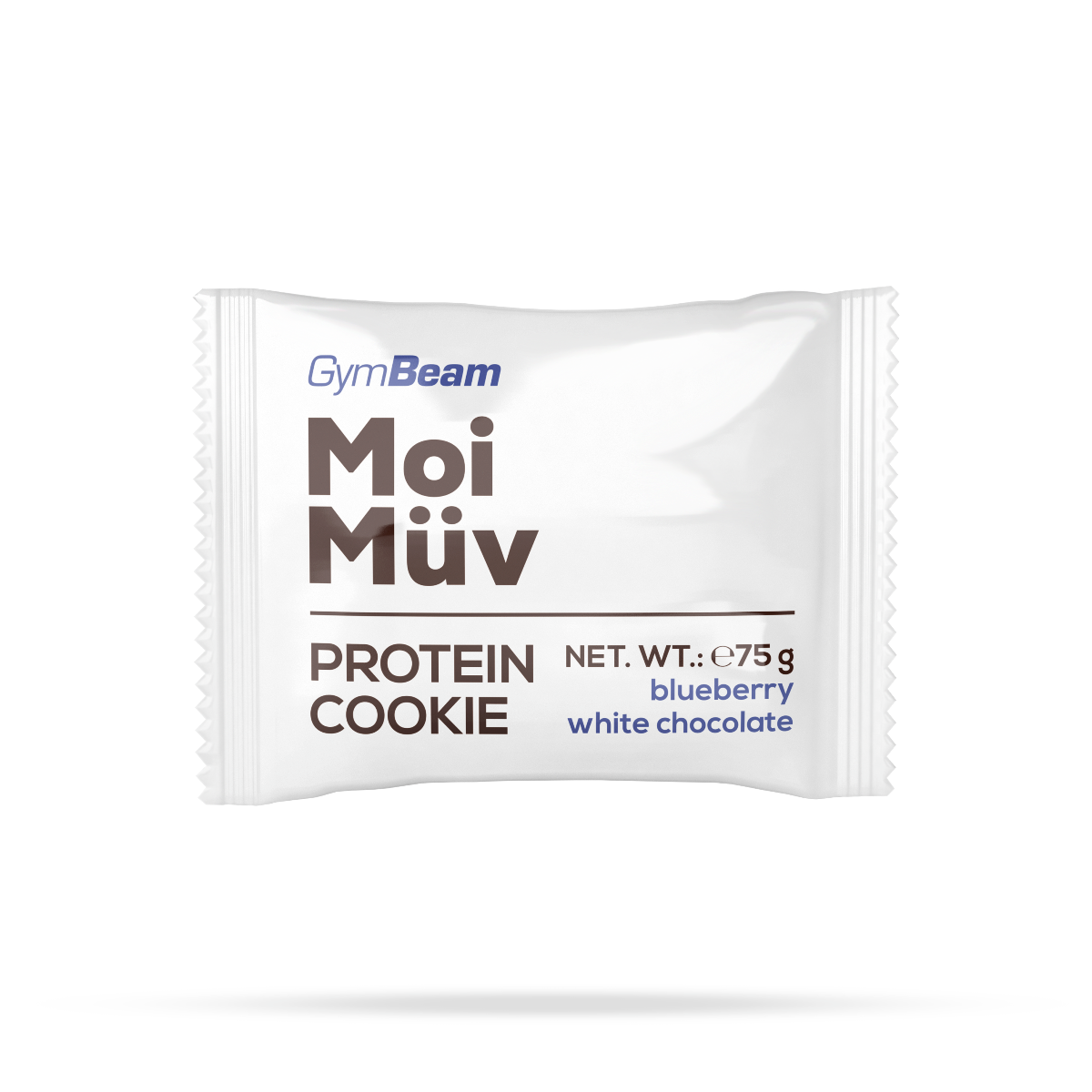 E-shop MoiMüv Protein Cookie - GymBeam, čučoriedka biela čokoláda, 75g