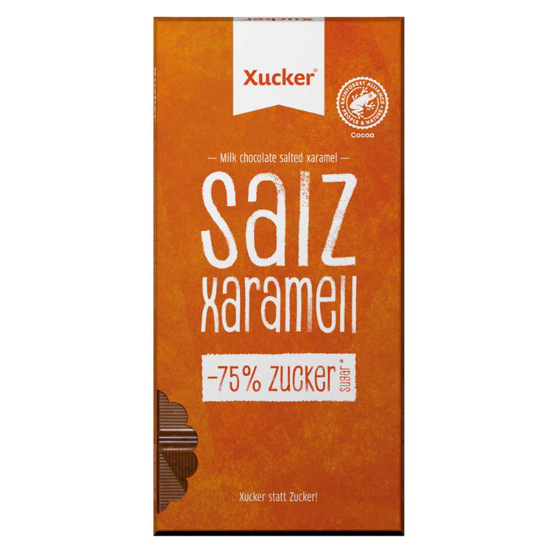E-shop Čokoláda s príchuťou slaný karamel - Xucker, 80g