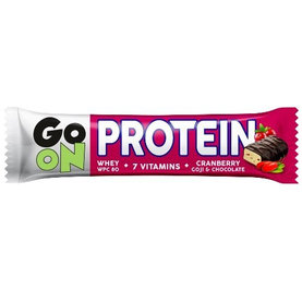 Proteínová tyčinka - Go On, brusnica a goji, 50g