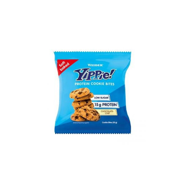 Yippie! Protein Cookie Bites - Weider, čokoládové kúsky, 50g