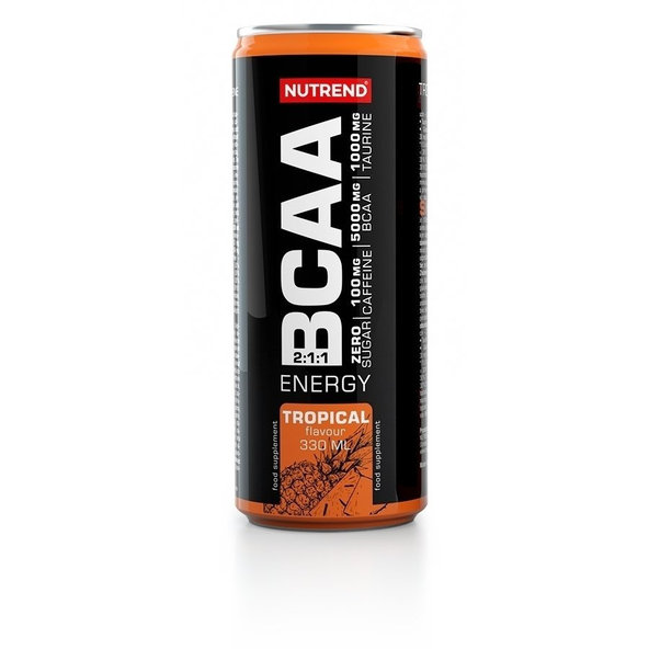 Bcaa Energy 330 ml - Nutrend, tropical, 330ml