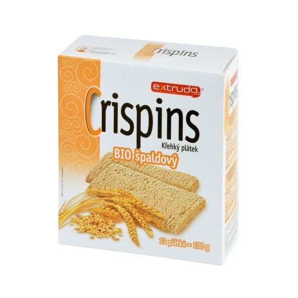 BIO Crispins špaldový chlieb - EXTRUDO, 100g
