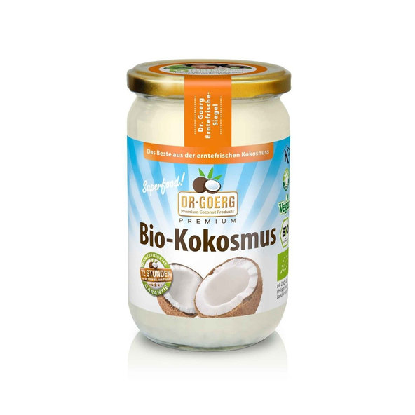 Premium BIO Kokosové maslo - DR. GOERG, 500g
