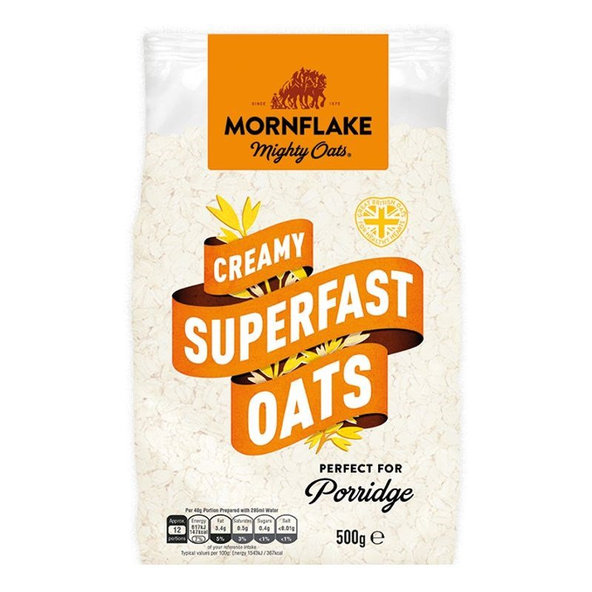 Ovsené vločky Creamy Superfast Oats - Mornflake, 500g