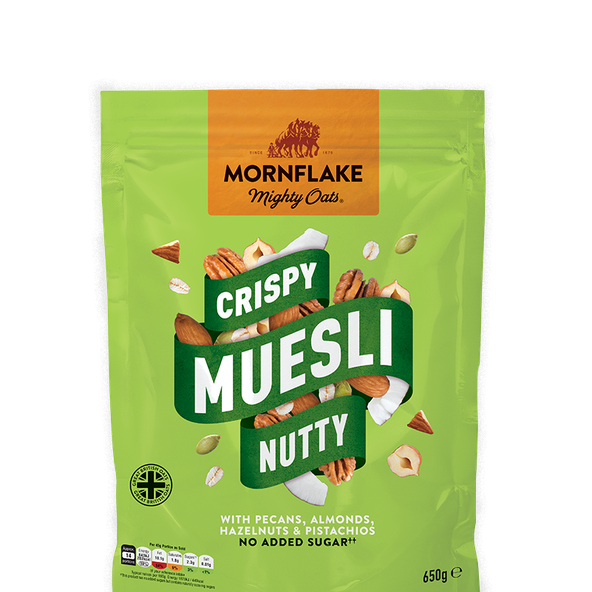 Chrumkavé Müsli Nutty - Mornflake,  650g