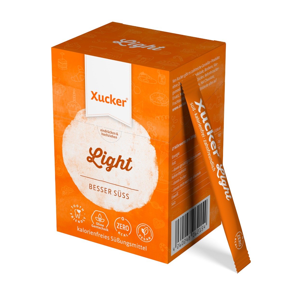 E-shop Sladidlo Erythritol Light - Xucker v porciovanom balení 50x5g