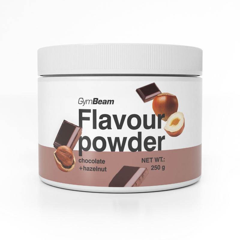 E-shop Flavour powder - GymBeam, príchuť čokoláda lieskový oriešok, 250g