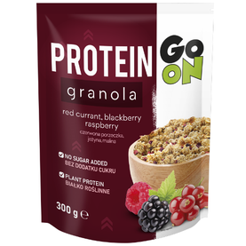 Proteínová granola - Go On, príchuť lieskový orech, mandle, čokoláda, 300g