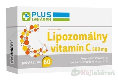 E-shop PLUS LEKÁREŇ Lipozomálny vitamín C 500 mg