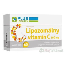 PLUS LEKÁREŇ Lipozomálny vitamín C 500 mg