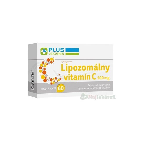 PLUS LEKÁREŇ Lipozomálny vitamín C 500 mg