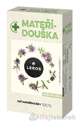 E-shop LEROS MATERINA DÚŠKA bylinný čaj, nálevové vrecúška 20x1,5g (30g)