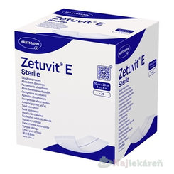 ZETUVIT E Sterile sterilný nasiakavý kompres 10x20 cm 25 ks