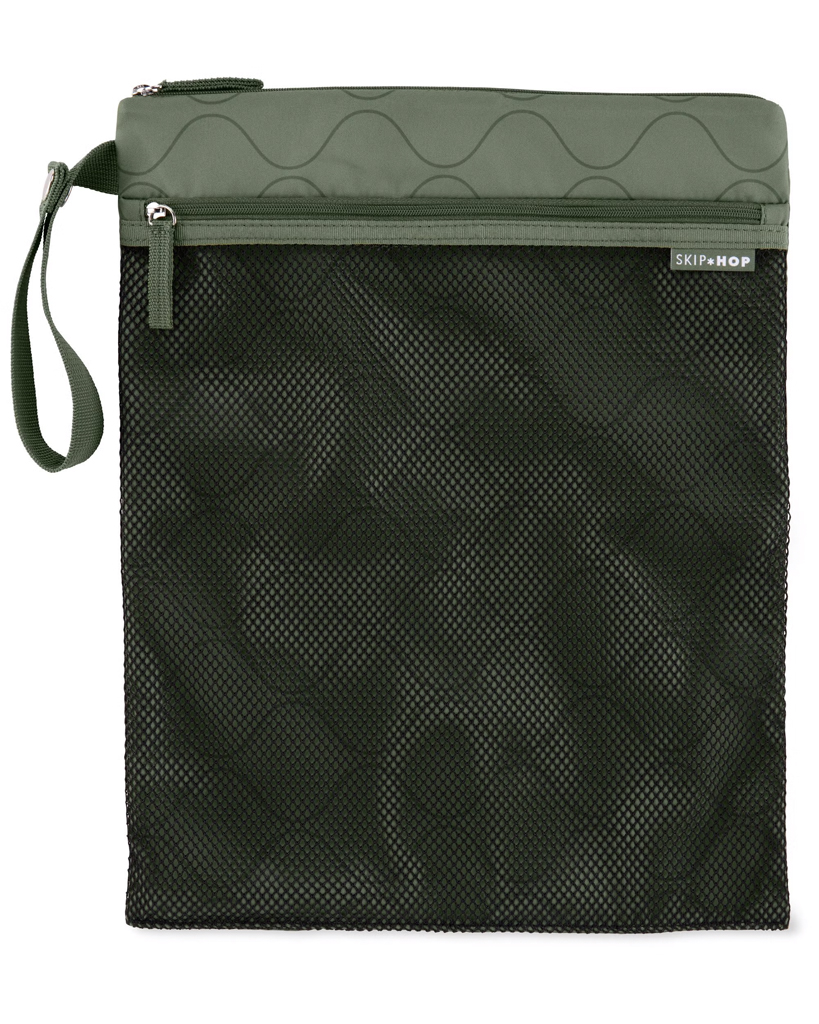 Skip Hop Grab & Go nepremokavé vrecko Dark sage