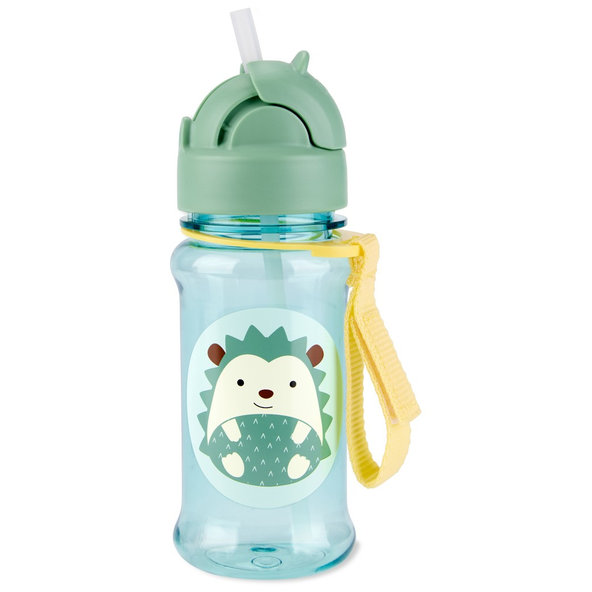 SKIP HOP Zoo tritan fľaša so slamkou Ježko 12m+ 355 ml