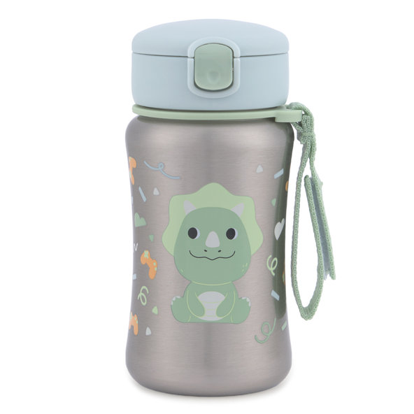 SKIP HOP Besties Squad Dino fľaša so slamkou 12 m+ 350 ml