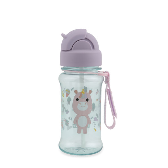 Skip Hop Besties Squad detská fľaša so slamkou jednorožec 355 ml