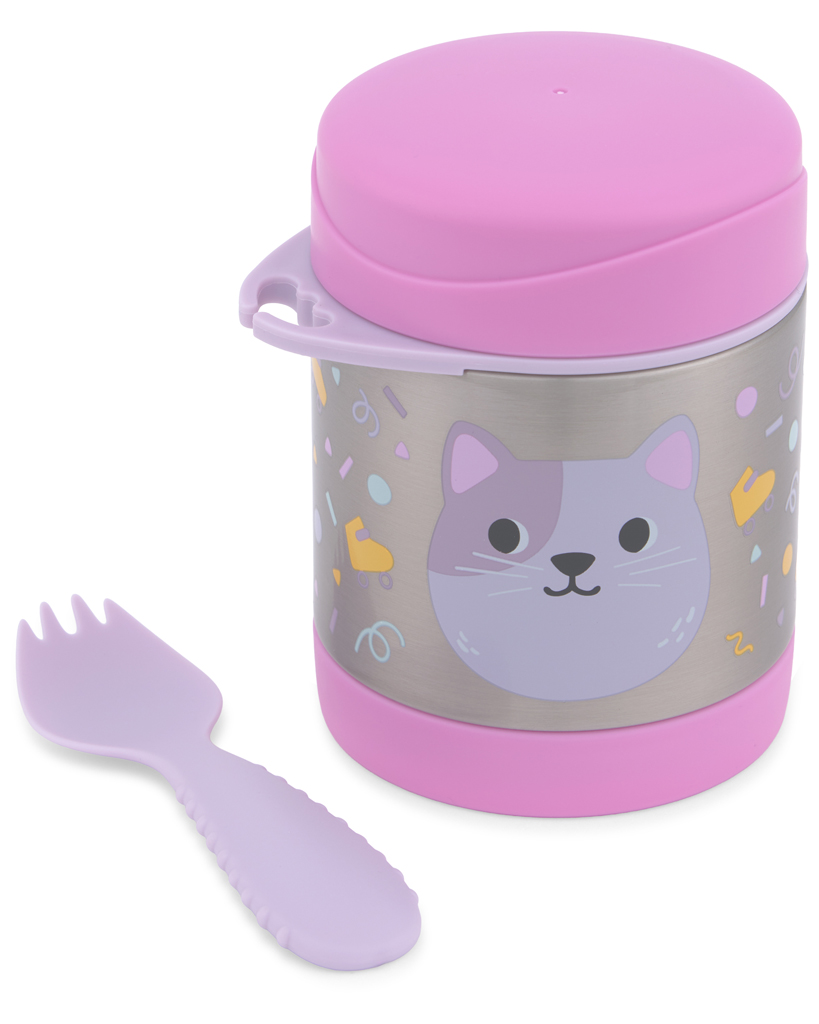 Skip Hop Besties Squad Termoska s príborom Mačička 36 m+