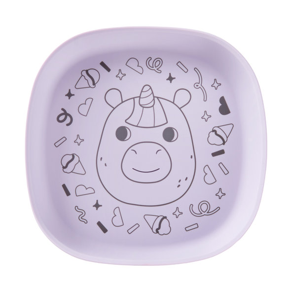 Skip Hop Besties Squad silikónový tanier Purple 24 m+