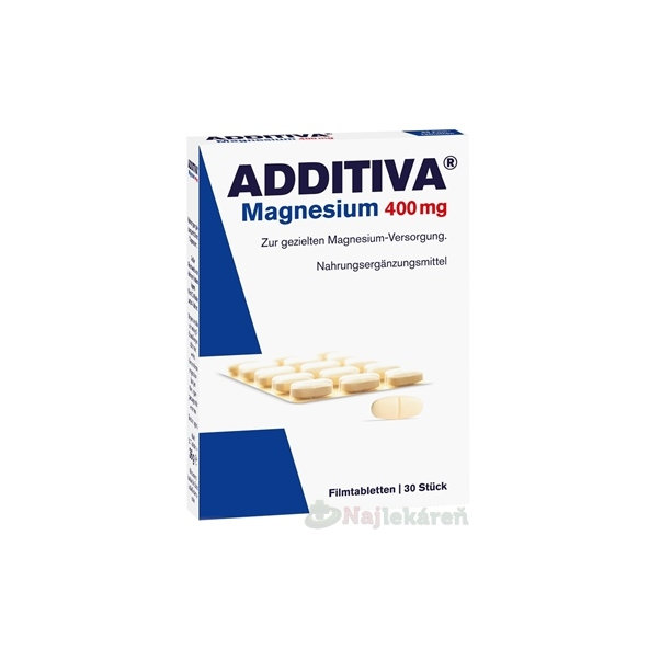 ADDITIVA Magnézium 400mg 30 tabliet