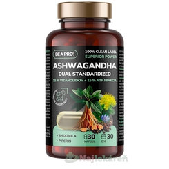 BE A PRO! ASHWAGANDHA Dual Standardized 30 kapsúl