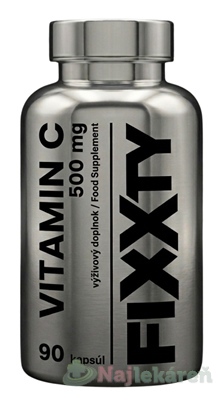 Fixxty Vitamín C 500 mg 90 kapsúl