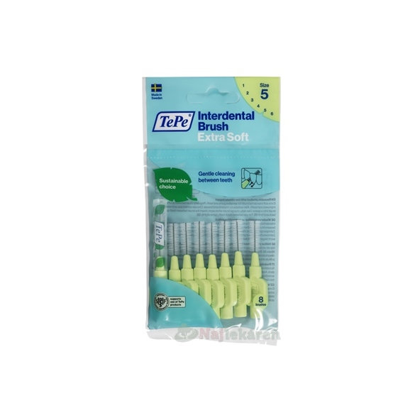 TEPE MEDZIZUBNE KEFKY 0,8MM EXT.SOFT 8KS