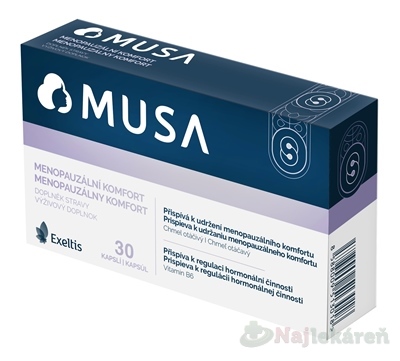 MUSA Menopauzálny komfort 30 kapsúl