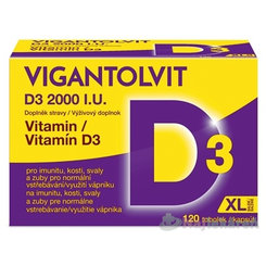VIGANTOLVIT Vitamín D3 2000 IU 120 kapsúl