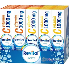 VITAR Revital vitamín C 1000 mg šumivý MIX BOX (20 x 20 ks)