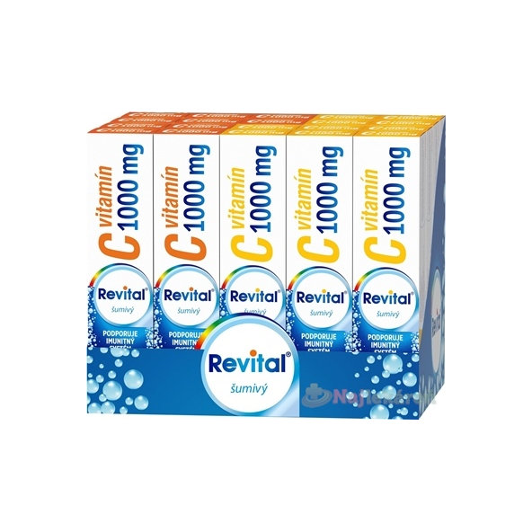VITAR Revital vitamín C 1000 mg šumivý MIX BOX (20 x 20 ks)