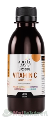 Adelle Davis Liposomal vitamín C mango 200 ml kúpite na Najlekaren.eu