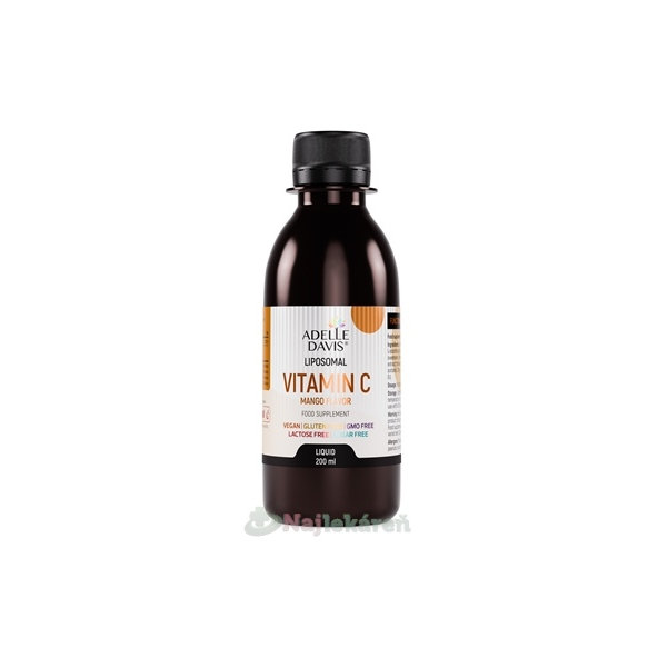 Adelle Davis Liposomal vitamín C mango 200 ml