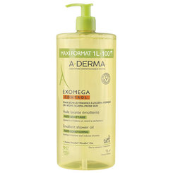 A-DERMA EXOMEGA CONTROL Sprchový olej pre suchú kožu so sklonom k atopii 1000ml
