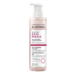 A-DERMA EXOMEGA Upokojujúci čistiaci gél 200ml