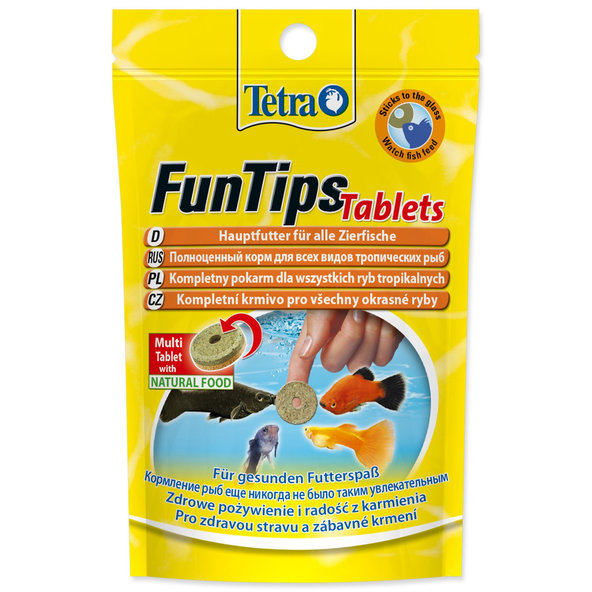 Krmivo Tetra Fun Tips Tablets 20 tbl.