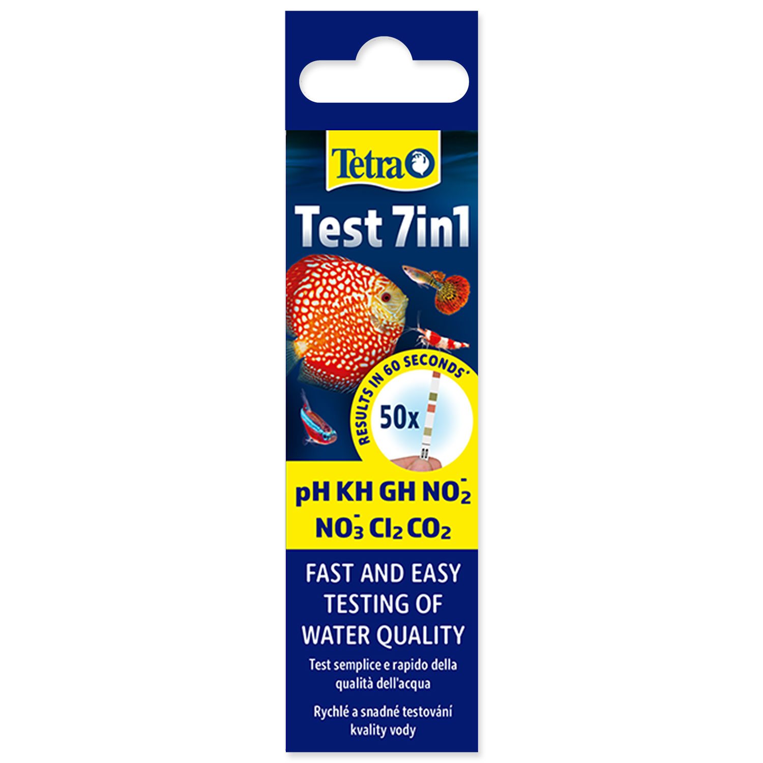 Tetra Test 7in1 pre zistenie kvality vody 50 ks