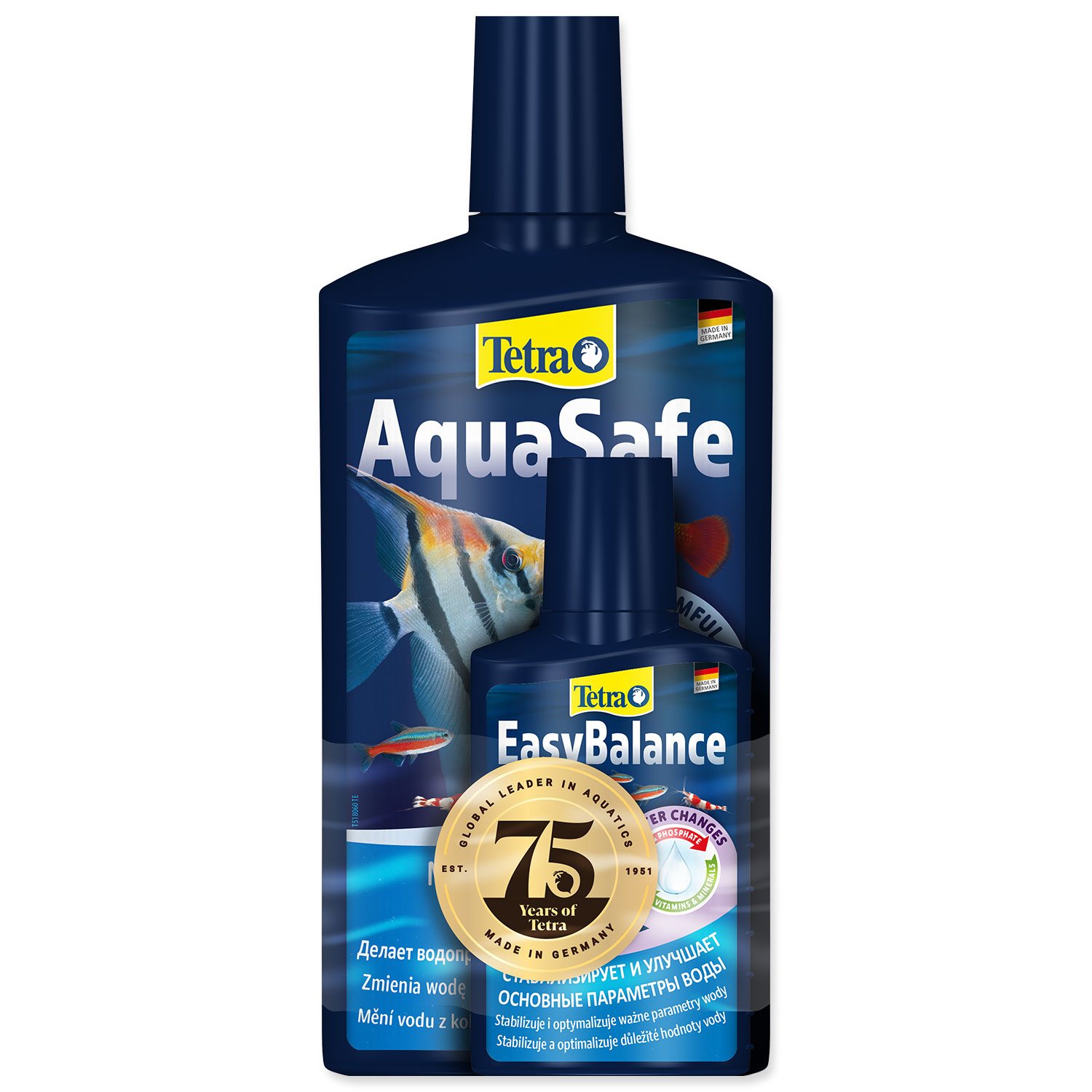 Tetra AquaSafe 500 ml + FilterActive 100 ml zadarmo