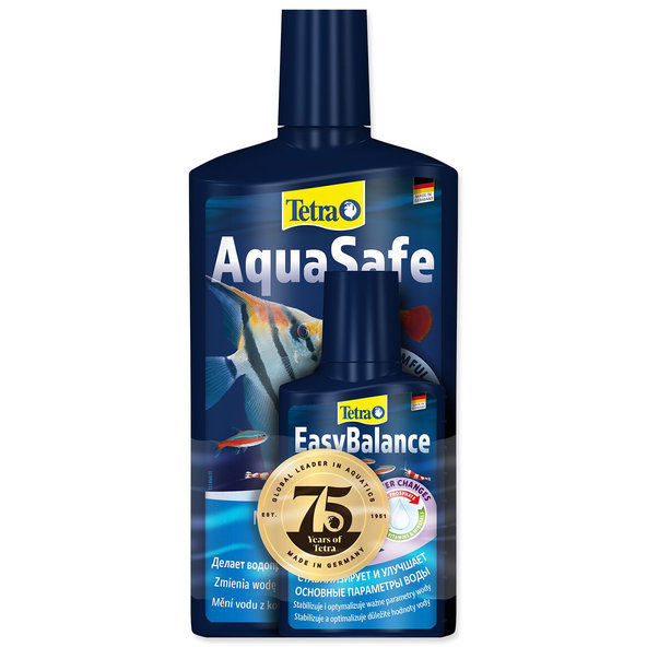 Tetra AquaSafe 500 ml + FilterActive 100 ml zadarmo